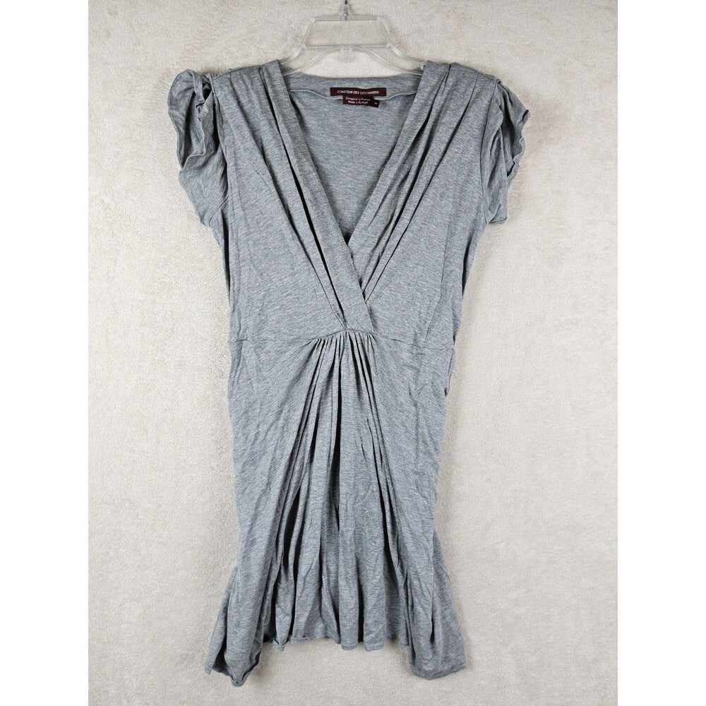 Comptoir Des Cotonniers Women's Short Sleeve Wrap Front Dress Size S